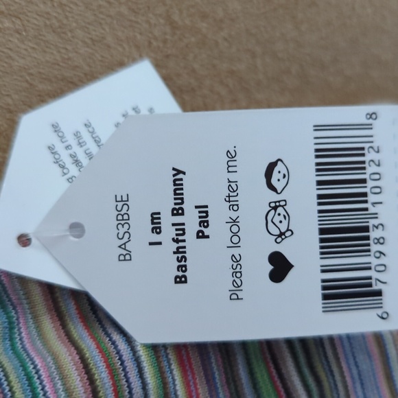 Brand New Ultra Rare Retired Bashful Bunny Paul - Picture 3 of 4